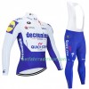 Radbekleidung Radtrikot Langarm + Lang Trägerhose 2020 Deceuninck-Quick-Step N001